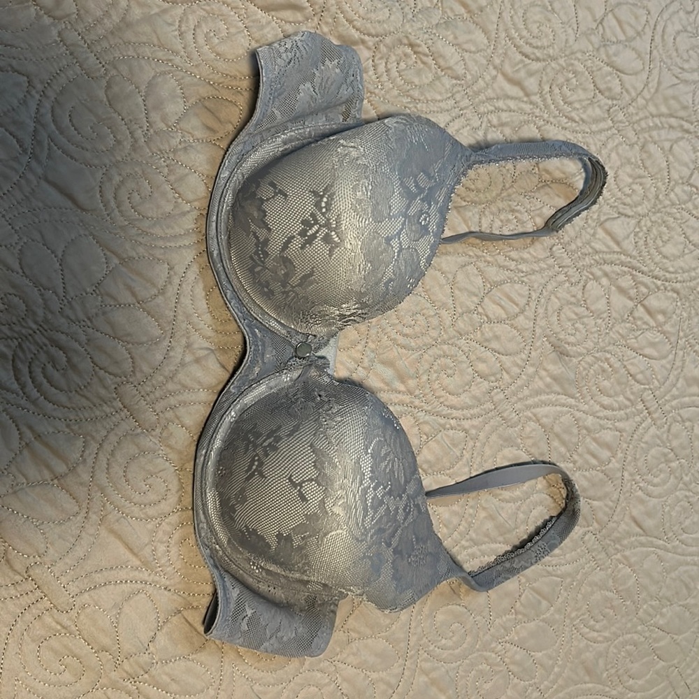 Gray lace Victoria’s Secret bra